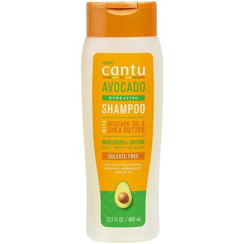 CANTU AVOCADO SULFATE-FREE SHAMPOO HYDRATING SHEA BUTTER 400ml. 13.5oz.