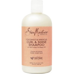 Shea Moisture Curl Shine Shampoo 384ml Coconut,Hibiscus