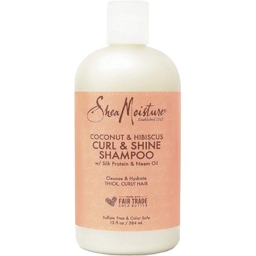Shea Moisture Curl Shine Shampoo 384ml. 13oz. Coconut,Hibiscus