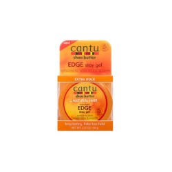 CANTU SHEA BUTTER EDGE STAY GEL 64gr. 2.25oz. long-lasting , flake-free hold
