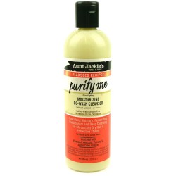 AUNT JACKIE'S PURIFY ME MOISTURIZING CO-WASH CLEANSER 355ml. 12oz. FLAXSEED RECIPES