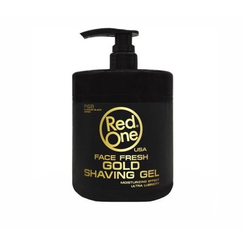 Red One Shaving Gel Face Fresh Gold 1000ml.