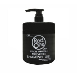 Red One Shaving Gel Face Fresh Silver 1000ml.